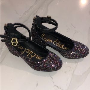 Girls Sam Edelman Glitter heels